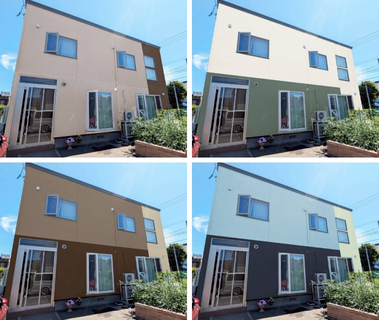 カラーシミュレーション後