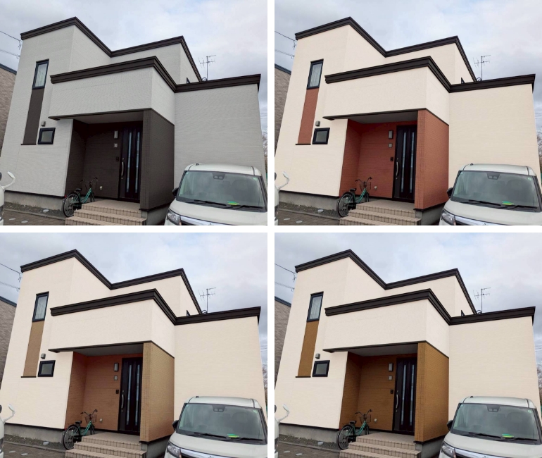 カラーシミュレーション後